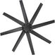 Roboto XL 70 inch Matte Black Downrod Ceiling Fan
