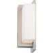 Downton LED 4 inch Brushed Nickel ADA Wall Sconce Wall Light in 3000K