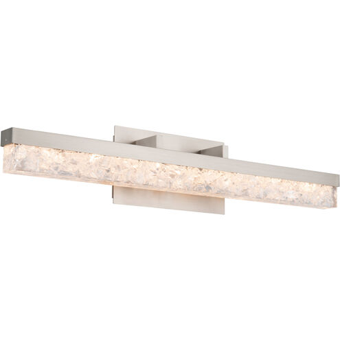 Minx LED 28.5 inch Brushed Nickel Bath Vanity & Wall Light in 29in.