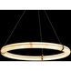 Clique 1 Light 31 inch Aged Brass Pendant Ceiling Light