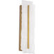 Taffeta Indoor Wall Lighting in Aged Brass