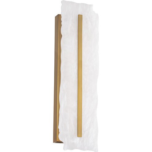 Taffeta Indoor Wall Lighting in Aged Brass