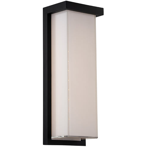 Ledge LED 14 inch Black Outdoor Wall Light in 2700K, 14in.
