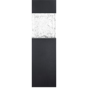 Monarch 1 Light 24 inch Black Outdoor Wall Light in 24in.