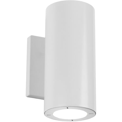 Vessel LED 8 inch White Outdoor Wall Light in 2, 2700K