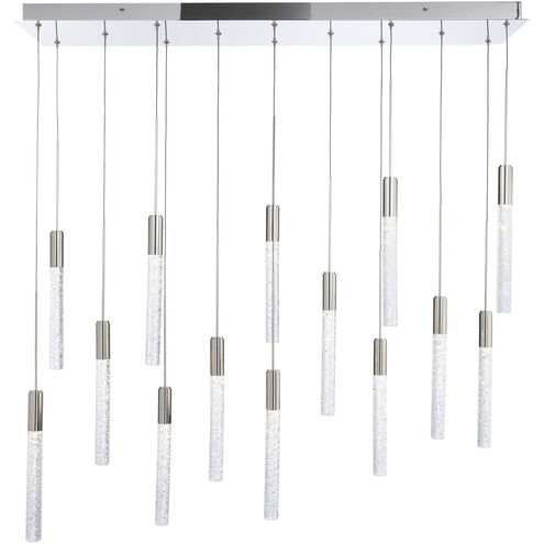 Magic 14 Light 10 inch Polished Nickel Multi-Light Pendant Ceiling Light