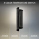 Pirouette LED 3.6 inch Black ADA Indoor Wall Lighting in 3500K