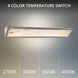 Lena LED 36 inch Brushed Nickel Bath Vanity & Wall Light