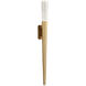 Scepter LED 4 inch Aged Brass ADA Wall Sconce Wall Light