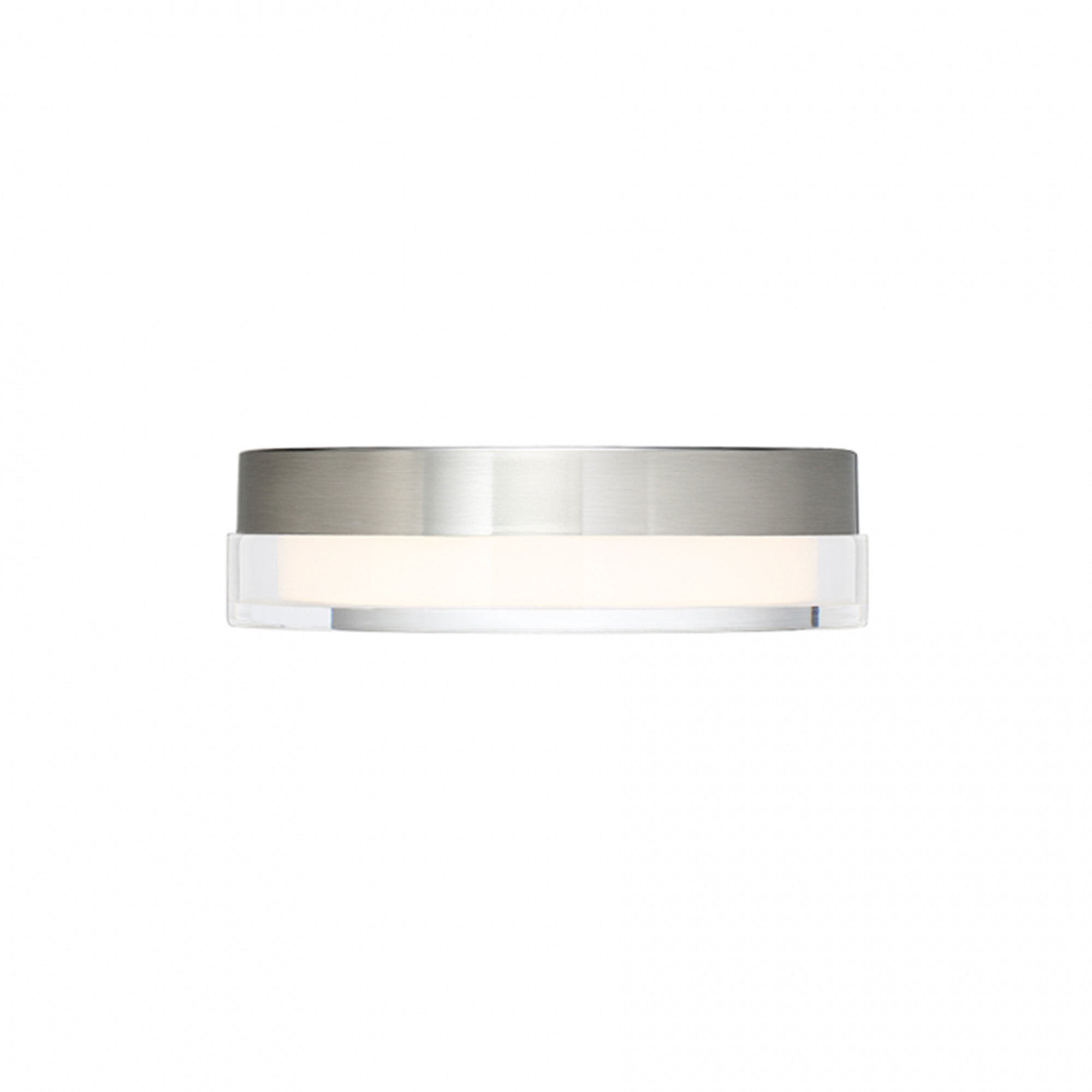 Pi LED 9 inch Stainless Steel Flush Mount Ceiling Light in 3500K, 9in.