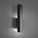 Aegis 1 Light 20 inch Black Outdoor Wall Light