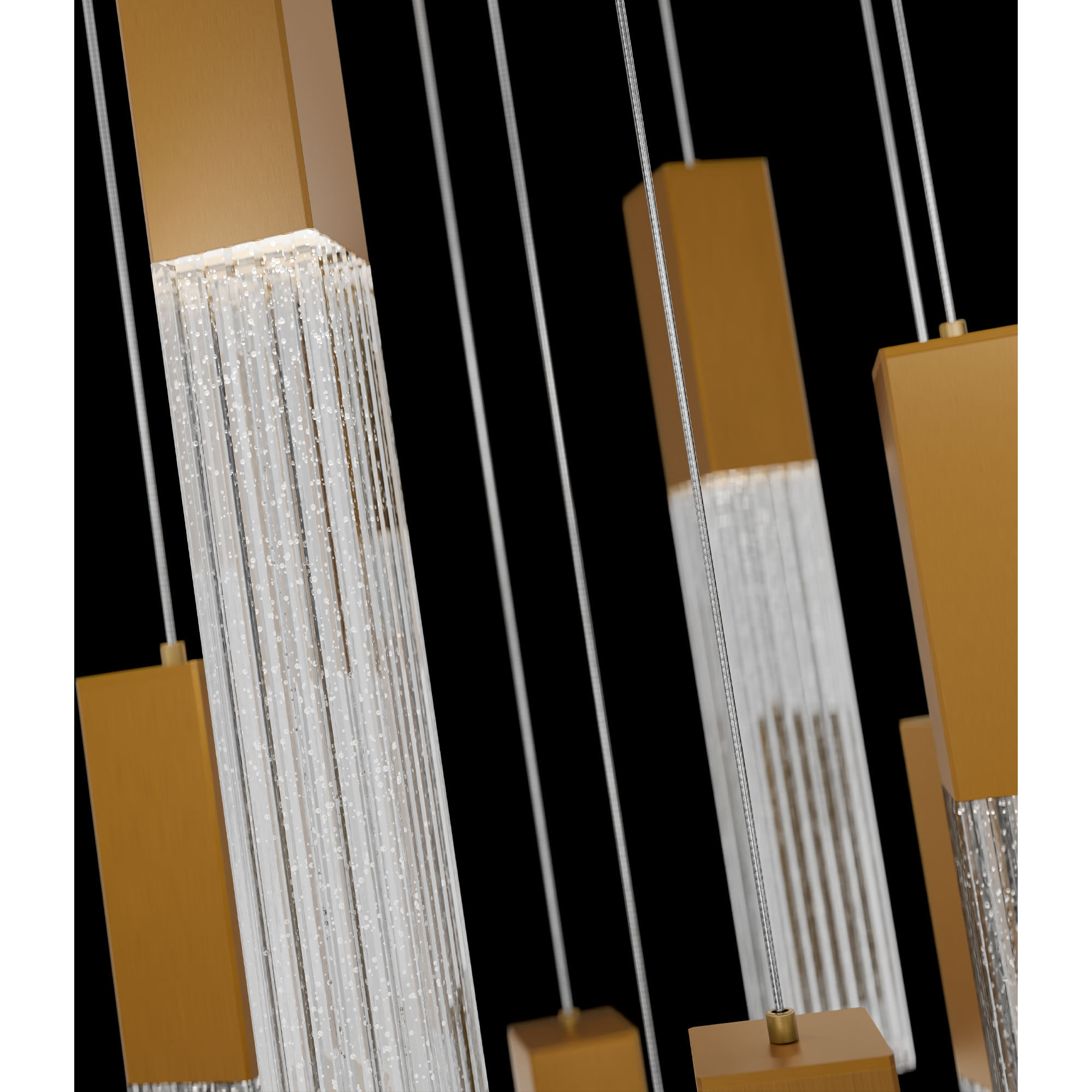 Cinema LED 17 inch Aged Brass Indoor Hanging Lighting Ceiling Light