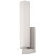 Vogue Wall Sconce Wall Light in 2700K, 15in., Brushed Nickel