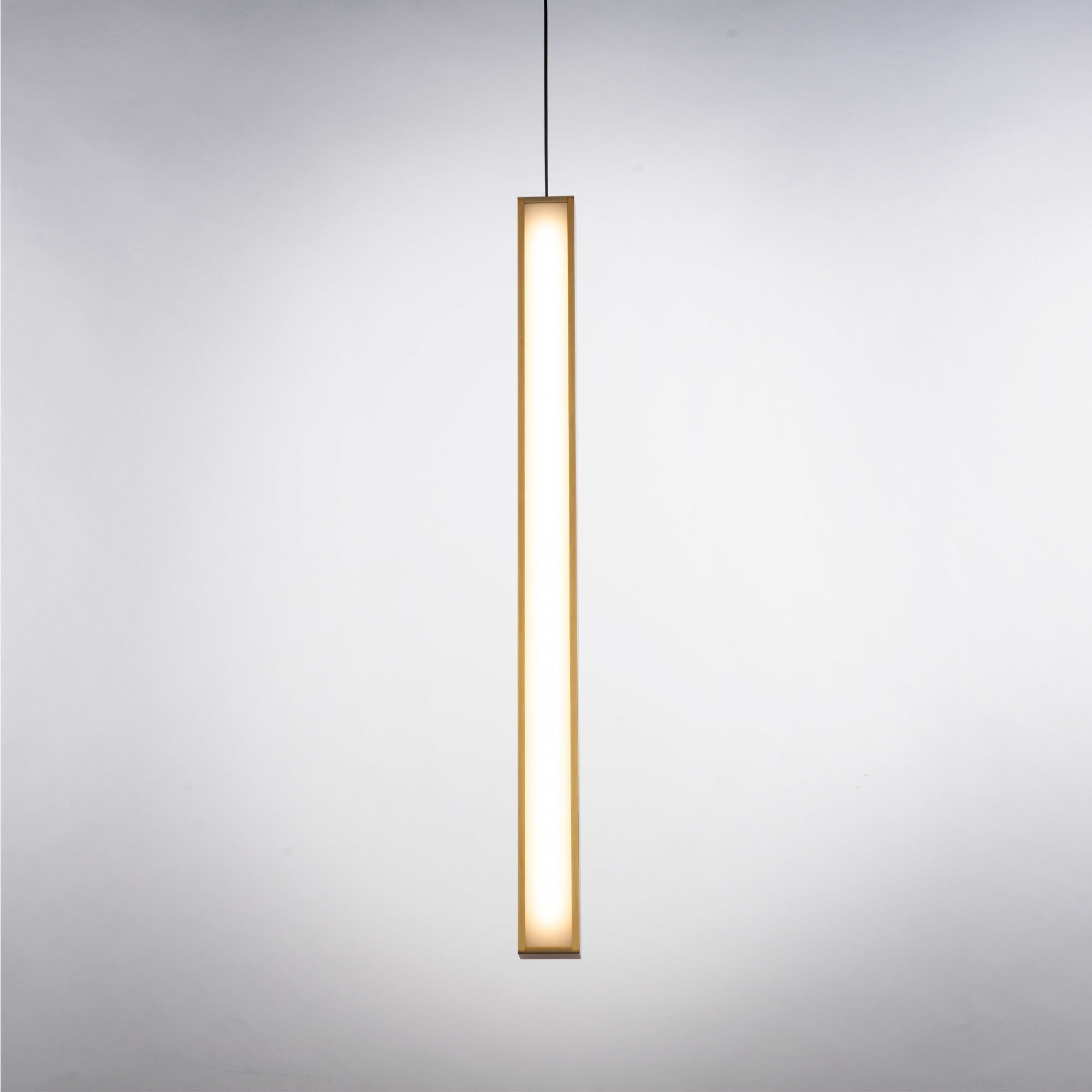 Chaos LED 7.13 inch Aged Brass Pendant Ceiling Light in 20in.