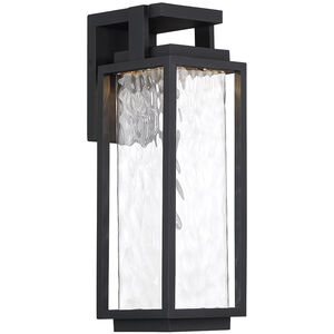 Modern Forms Two If By Sea LED 18 inch Black Outdoor Wall Light in 18in. WS-W41918-BK - Open Box