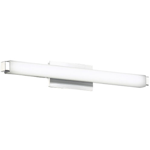 Mini Vogue LED 20 inch Chrome Bath Vanity & Wall Light in 3500K, 18in.