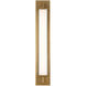 Gatsby LED 4 inch Aged Brass ADA Wall Sconce Wall Light