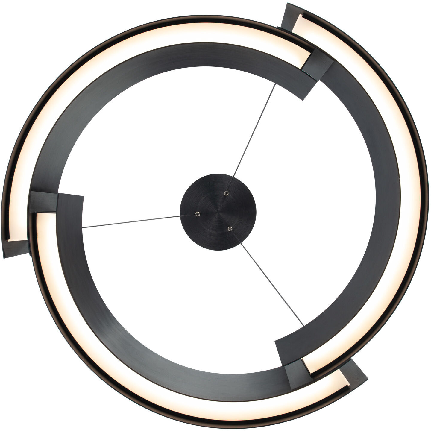 Battlestar 1 Light 28.25 inch Black Pendant Ceiling Light