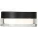 Pi 1 Light 6 inch Black Flush Mount Ceiling Light