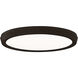 Argo LED 11 inch Black Flush Mount Ceiling Light in 3500K, 11in. 