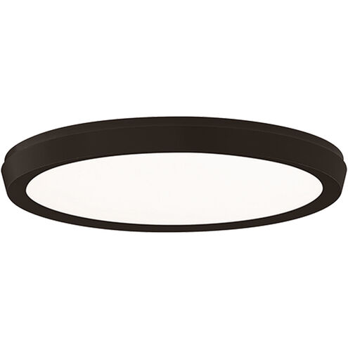 Argo LED 11 inch Black Flush Mount Ceiling Light in 3500K, 11in.
