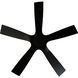 Aviator 54 inch Matte Black Downrod Ceiling Fan