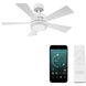 Wynd 42 inch Matte White Downrod Ceiling Fan in 2700K