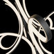 Fleur De Lis LED 56 inch Black Indoor Hanging Lighting Ceiling Light
