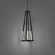 Karie LED 8.25 inch Black Mini-Pendant Ceiling Light