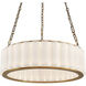 Poplin LED 26.75 inch Aged Brass Pendant Ceiling Light