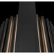 Krimp LED 48 inch Black Outdoor Wall Lighting