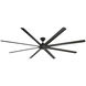Hydra 120 inch Bronze Downrod Ceiling Fan in 3500K