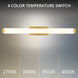 Carlisle LED 2.5 inch Aged Brass ADA Indoor Wall Lighting in 2700K
