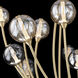 Ballarina LED 36.38 inch Vintage Brass Pendant Ceiling Light