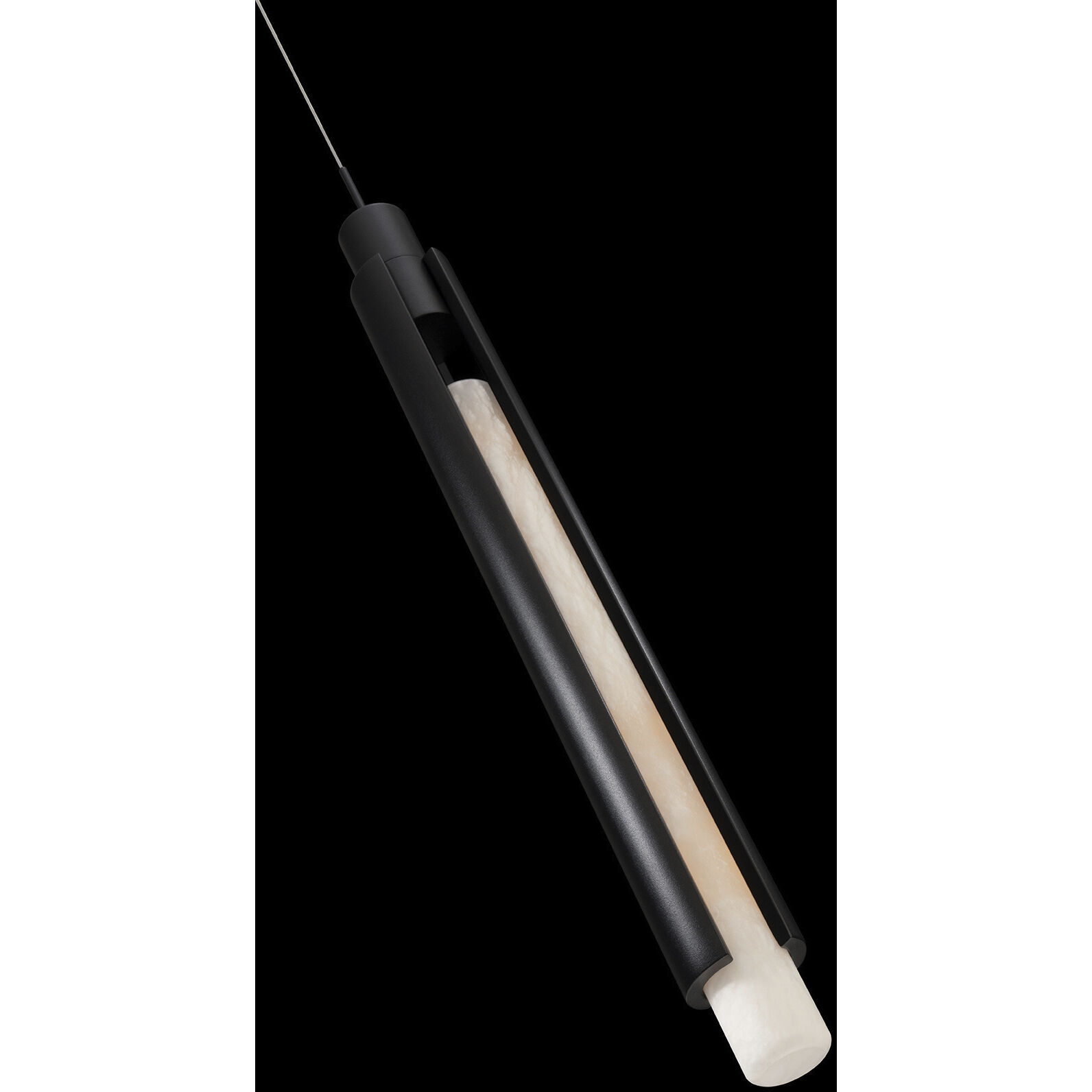 Saber 1 Light 3 inch Black Mini Pendant Ceiling Light