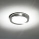 Argo 1 Light 7 inch Brushed Nickel Flush Mount Ceiling Light
