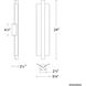 Rapper LED 2.5 inch Aged Brass ADA Wall Sconce Wall Light