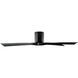 Aviator 54 inch Matte Black Flush Mount Ceiling Fan