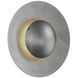 Blaze Wall Sconce Wall Light in 18in., Silver Leaf