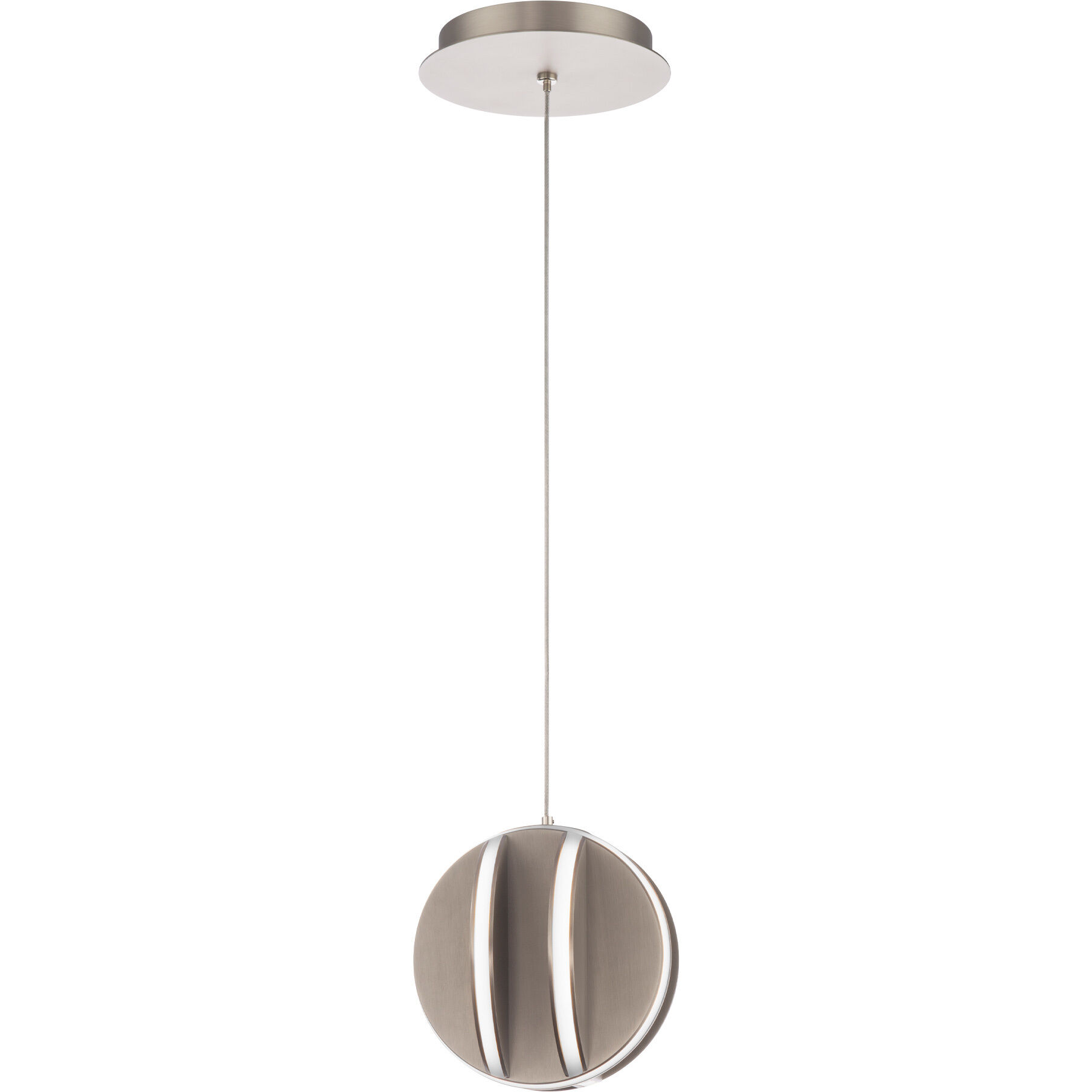 Carillion 1 Light 6 inch Brushed Nickel Mini Pendant Ceiling Light