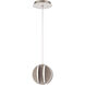 Carillion 1 Light 6 inch Brushed Nickel Mini Pendant Ceiling Light