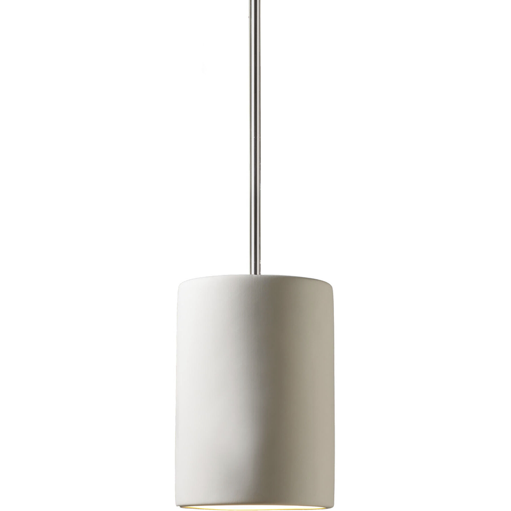 Radiance Collection LED 7 inch Celadon Green Crackle with Brushed Nickel Pendant Ceiling Light