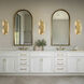 Pirouette Indoor Wall Lighting in 3000K, Aged Brass