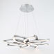 Bloom LED 32 inch Brushed Aluminum Chandelier Ceiling Light