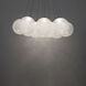 Cosmic 12 Light 36 inch Black Multi-Light Pendant Ceiling Light