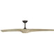 Zephyr 72 inch Bronze White Oak with White Oak Blades Ceiling Fan