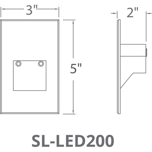 Step Light 120 3.20 watt Stainless Steel Step Light