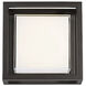 Framed LED 8 inch Bronze Outdoor Wall Light in 8in.