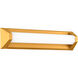 Swale Indoor Wall Lighting in 4000K, Aged Brass
