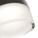 Tuck III LED 5.38 inch Black Outdoor Flush Mount